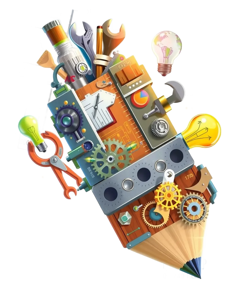 Engineering pencil rocket